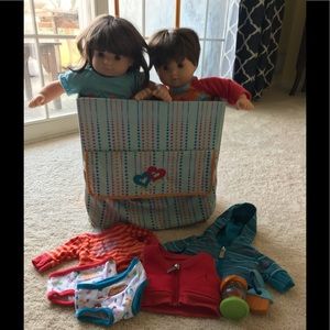 American girl bitty baby twins - retired!